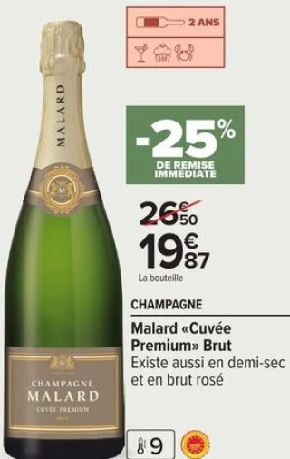CHAMPAGNE Malard «Cuvée Premium» Brut