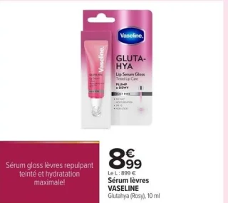 Sérum lèvres VASELINE Glutahya (Rosy)