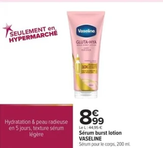Sérum burst lotion VASELINE