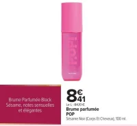 Brume parfumée POP Sésame Noir