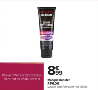 Masque booster REVLON Masque Semi Permanent Noir, 125 ml