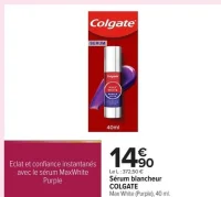Sérum blancheur COLGATE Max White (Purple)