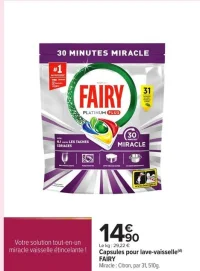 Capsules pour lave-vaisselle FAIRY