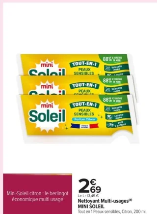 Nettoyant Multi-usages MINI SOLEIL