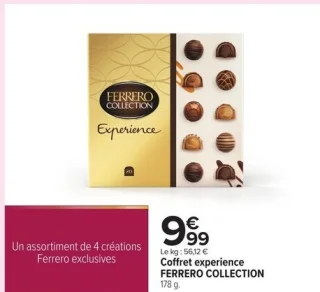Coffret experience FERRERO COLLECTION 178 g.