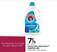 Lessive Ultra Détachante Chanteclair Souffle D'Azur