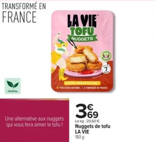 Nuggets de tofu LA VIE