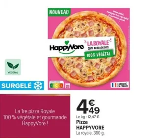 Pizza HAPPYVORE La royale