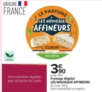 Les Nouveaux Affineurs Fromage Végétal au cumin