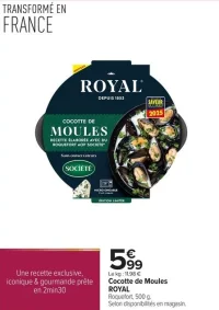 Cocotte de Moules Roquefort ROYAL