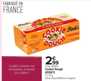 Cookie Dough KOOK'S L'original