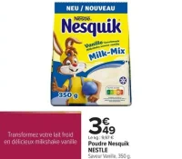 Poudre Nesquik NESTLÉ Saveur Vanille