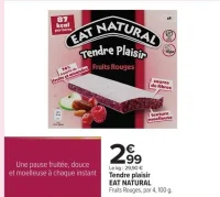 Tendre plaisir EAT NATURAL Fruits Rouges