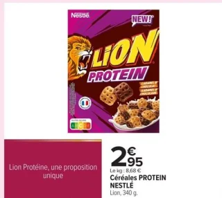 Céréales PROTEIN NESTLÉ Lion