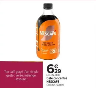Café concentré NESCAFÉ Caramel, 500 ml