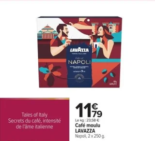 Café moulu LAVAZZA Napoli