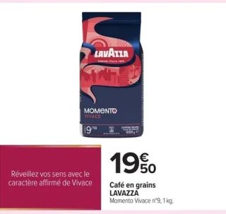 Café en grains LAVAZZA Momento Vivace n°9