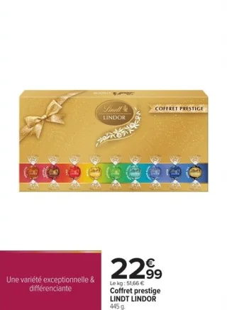Coffret prestige LINDT LINDOR