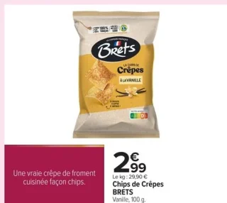 Chips de Crêpes BRETS Vanille
