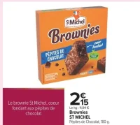 Brownies ST MICHEL Pépites de Chocolat