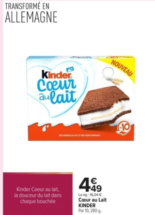 Cœur au Lait KINDER
