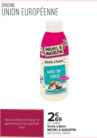 Vache à Boire MICHEL & AUGUSTIN Noix de Coco