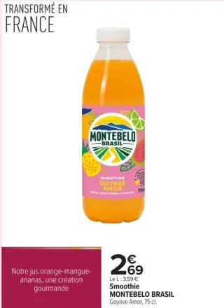 Smoothie MONTEBELO BRASIL Goyave Amor