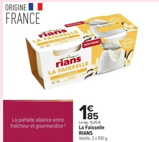 La Faisselle RIANS Vanille