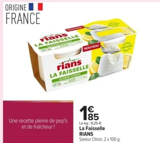 La Faisselle RIANS Saveur Citron