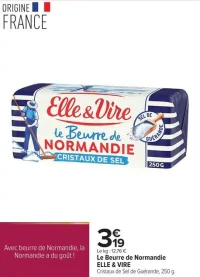 Le Beurre de Normandie ELLE & VIRE