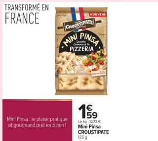 Mini Pinsa CROUSTIPATE