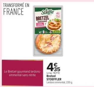 Bretzel STOEFFLER Lardons emmental