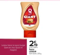 Sauce LESIEUR Giant Quick