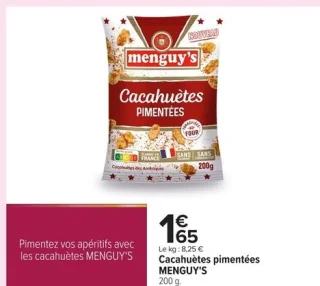Cacahuètes pimentées MENGUY'S