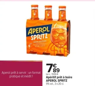Apéritif prêt à boire APEROL SPRITZ 9% vol.