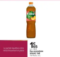 Eau aromatisée VOLVIC THÉ Thé Pêche