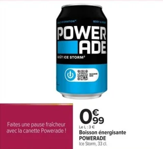 Boisson énergisante POWERADE Ice Storm