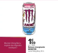 Boisson énergisante MONSTER Juiced Viking Berry