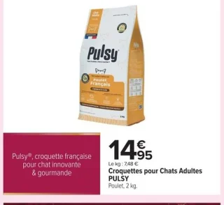 Croquettes pour Chats Adultes PULSY