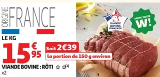 Viande Bovine : Rôti