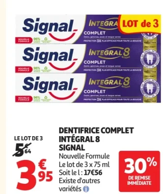 Dentifrice Complet Intégral 8 Signal