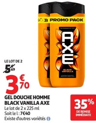 Gel Douche Homme Black Vanilla Axe