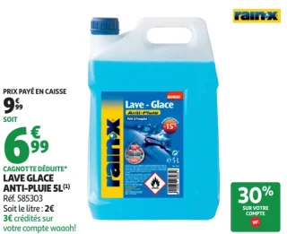 Lave glace anti-pluie Rain-X 5L