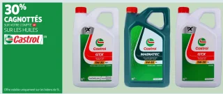 Huiles Castrol (GTX, Magnatec)