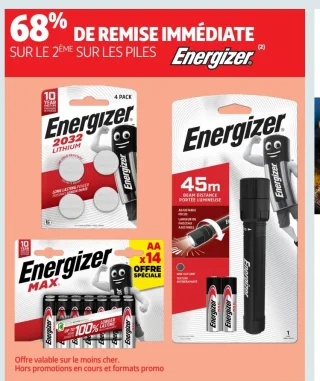 Piles Energizer