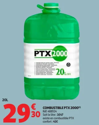 Combustible PTX 2000