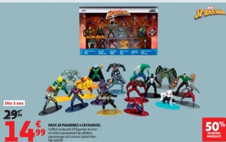 Pack 18 figurines 4 cm Marvel Spider-Man