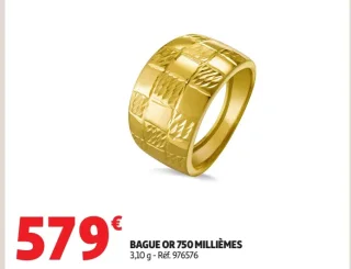 Bague Or 750 Millièmes