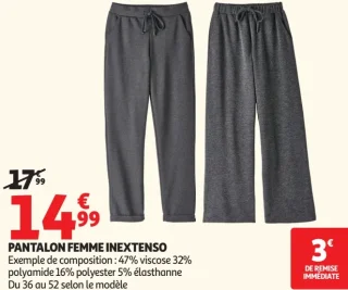 Pantalon femme Inextenso
