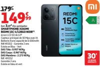 SMARTPHONE XIAOMI REDMI 15C 4/128GO NOIR